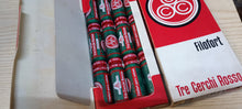 Carica l'immagine nel visualizzatore di Gallery, Spagnolette Tre Cerchi Rosso, filo da cucito. Confezione da 12. 100g.