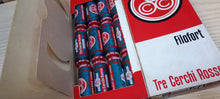 Carica l'immagine nel visualizzatore di Gallery, Spagnolette Tre Cerchi Rosso, filo da cucito. Confezione da 12. 100g.