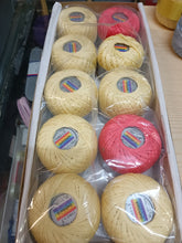 Carica l'immagine nel visualizzatore di Gallery, Puro cotone n3 Sesia, gomitoli da 50 g, 500g.