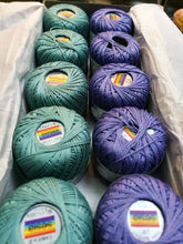 Carica l'immagine nel visualizzatore di Gallery, Puro cotone n3 Sesia, gomitoli da 50 g, 500g.