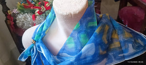 Foulard vintage con ferma foulard in rodio. 150 g.