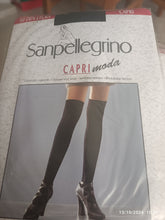 Carica l&#39;immagine nel visualizzatore di Gallery, Tre paia di calze Capri moda San pellegrino, 60 Den Lycra. Nero taglia unica. 200g.
