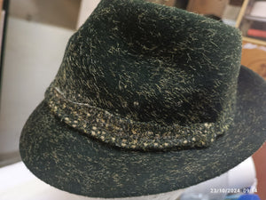 Cappello vintage unisex, Tiroler impermeabile, taglia 56. 150 g.