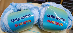 Ultimi tre gomitoli di Orsetto Lana Gatto per cappello o sciarpa. 150g.