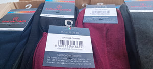 Calzino corto uomo, % filo di scozia, prodotto italiano Sangiacomo, 5 paia, taglia 12% - scarpa 44.colori in foto. 250g.
