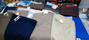 Stock di 30 pantaloni uomo, donna, vintage, anni sessanta, 13 kg.