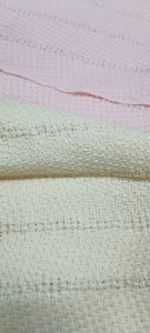 Scialle vintage con lurex, pura lana, 2 m x 50 cm. 200g.