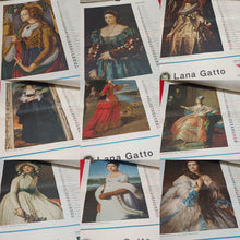 Carica l&#39;immagine nel visualizzatore di Gallery, Per chi ama il vintage. Calendario Lana Gatto - La Moda nell&#39;Arte 1964. 100g.
