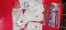 Carica l&#39;immagine nel visualizzatore di Gallery, Sei paia di calzini Sant&#39;Agostino Baby melange a fantasia, misto lana, misura 4. 350g.
