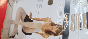 Collant moda OMSA Design con tassello igienico, 20 Den, colore Natural. 70 g.
