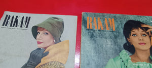 Due riviste vintage Rakam(1958 e 1961) per collezionismo. 400g.