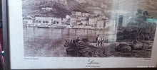 Carica l&#39;immagine nel visualizzatore di Gallery, Stampa su seta Manifattura Segalini, incorniciata anni sessanta.  Misure cm 38 x cm 50. (N. 3)Cornice in legno con vetro. 1 kg.
