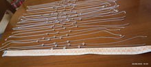 Carica l&#39;immagine nel visualizzatore di Gallery, Stock di 25 catene girocollo di rodio senza chiusura, cm 40. 150 g.
