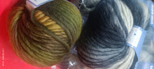 Carica l&#39;immagine nel visualizzatore di Gallery, Lana Gatto Colorado,un mix di fantasia di grigi(10 gomitoli) e fantasia autunno(6 gomitoli). Ferri 6/7. 800g.

