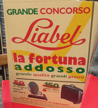 Carica l'immagine nel visualizzatore di Gallery, Cartonato pubblicitario della Liabel, cm 38 xcm 68. 400g.
