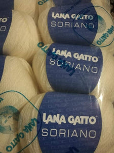 Soriano Lana Gatto, misto lana(70%) in gomitoli, confezione da 500g.