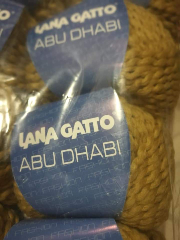 Filato moda Abu Dhabi, confezione da 500g.