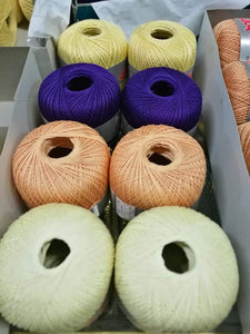 Puro cotone n 5 Alabama,quattro colori disponibili  in gomitoli da 50 g.