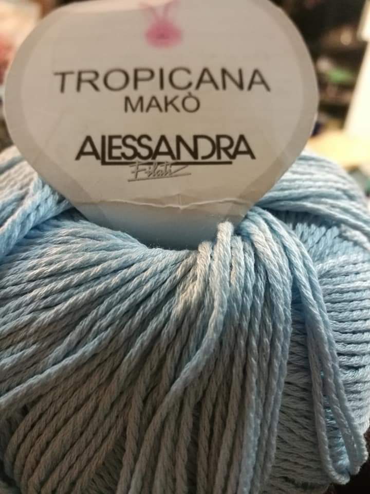 Cotone Tropicana Alessandra, gomitolo da 100g.