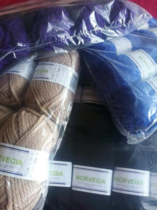 Norvegia Cervinia, misto lana, ferri 6. Confezione da 1kg.