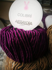 Colibrì di Alessandra, misto lana profilato di due colori, 500g.