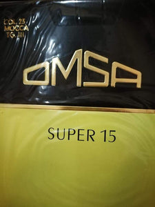 Collant OMSA taglia III, 8 paia Super 15 colore Mocca e 2 nere Turnè moda. 500g