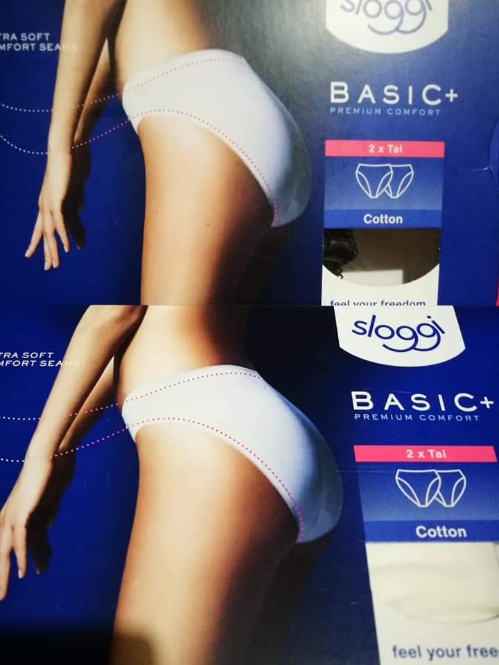 Intimo donna Sloggi Basic + Premium Comfort Tai x due, 200g.