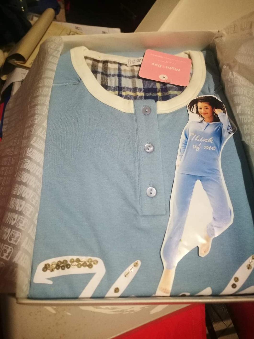 Cotonella Pigiama Cotone Caldo Donna Pigiama Donna Cotonella