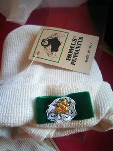 Cuffietta neonato in misto lana 60%, prodotto italiano, 200g.