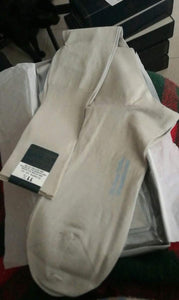 Calze lunghe uomo in filo di scozia Léger Chiffon Facenti, taglia 11,5, colore grigio avana, 5 paia. 250g.