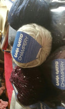 Carica l&#39;immagine nel visualizzatore di Gallery, Champery Gatto, elegante e morbido misto lana con mini paillettes., 500g.
