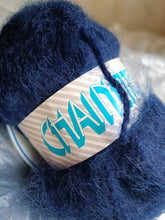 Carica l&#39;immagine nel visualizzatore di Gallery, Chainette Riabella, due confezioni di blu,misto lana 60°, 1 kg.
