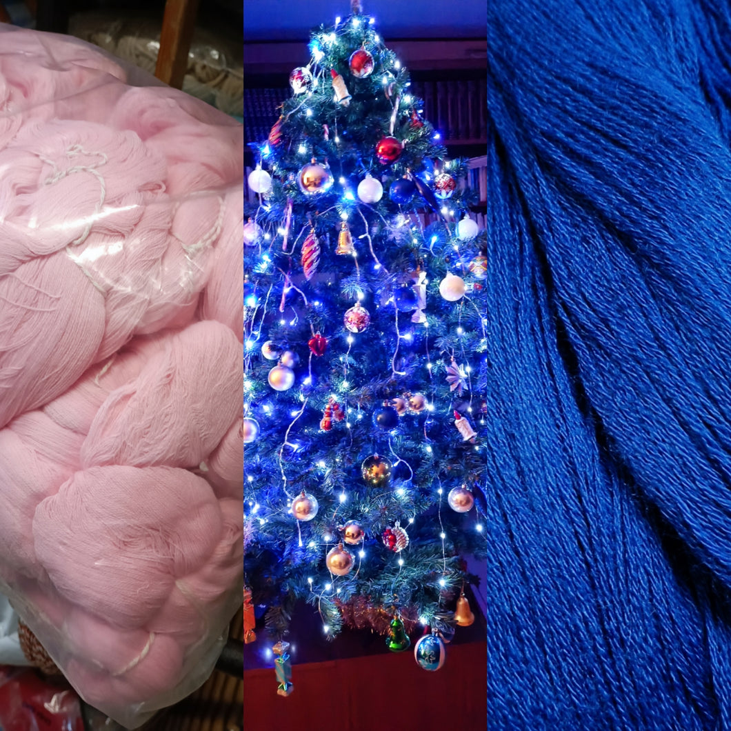 Misto lana di Tollegno, 2/25, rosa e azzurro, 2kg. €20,00