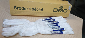 Matassine 100%cotone da ricamo, DMC Broder Special.Blanc, n.20 , 10g. 70g