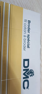 Confezione da 12 matassine(28 metri) di puro cotone DMC Broder Special, n. 20, Blanc. 50g.